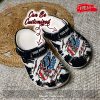 Personalized Name Sport Crocs Tlonghorns University Ripped American Flag Clog Shoes