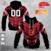 Personalized NHL Carolina Hurricanes Dragon Design Hoodie Sweatshirt 3D