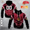 Personalized NHL Colorado Avalanche Dragon Design Hoodie Sweatshirt 3D
