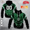 Personalized NHL Detroit Red Wings Dragon Design Hoodie Sweatshirt 3D