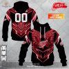 Personalized NHL Edmonton Oilers Dragon Design Hoodie Sweatshirt 3D