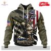 Personalized NFL Buffalo Bills Honor Veterans Kneeling Soldier Design Hoodie Sweatshirt 3D