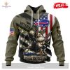 Personalized NFL Carolina Panthers Honor Veterans Kneeling Soldier Design Hoodie Sweatshirt 3D