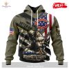 Personalized NFL Carolina Panthers Honor Veterans Kneeling Soldier Design Hoodie Sweatshirt 3D