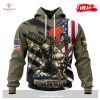 Personalized NFL Cincinnati Bengals Honor Veterans Kneeling Soldier Design Hoodie Sweatshirt 3D
