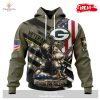 Personalized NFL Detroit Lions Honor Veterans Kneeling Soldier Design Hoodie Sweatshirt 3D