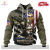 Personalized NFL New England Patriots Honor Veterans Kneeling Soldier Design Hoodie Sweatshirt 3D