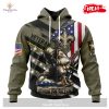 Personalized NFL New England Patriots Honor Veterans Kneeling Soldier Design Hoodie Sweatshirt 3D