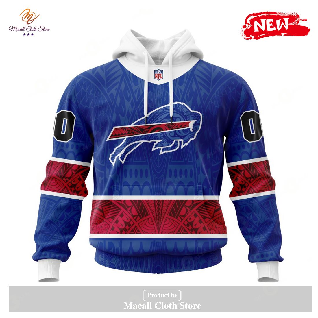 Personalized NFL Buffalo Bills Specialized Native With Samoa Culture Design Hoodie Sweatshirt 3D Personalized NFL Buffalo Bills Specialized Native With Samoa Culture Design Hoodie Sweatshirt 3D