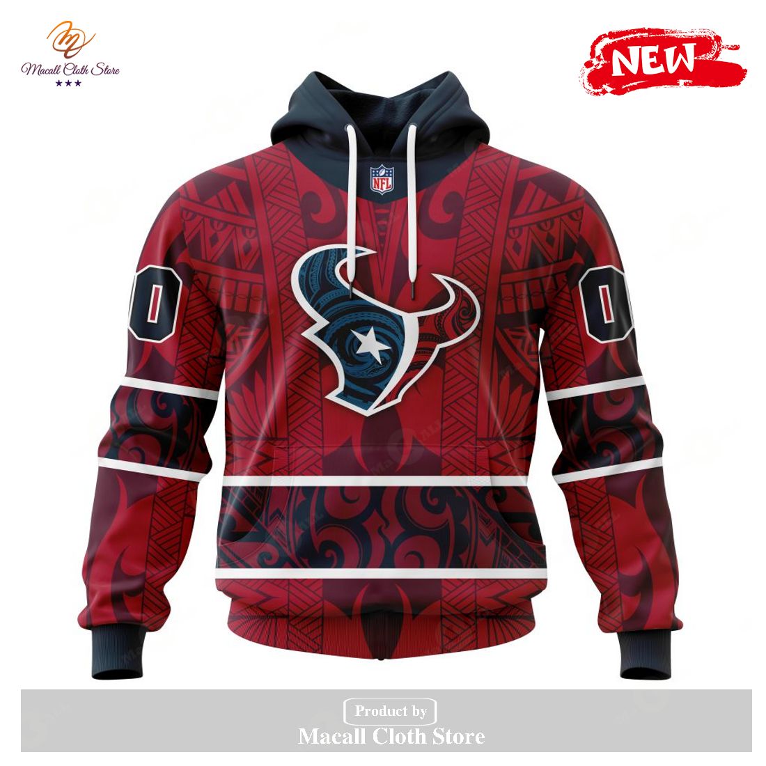 Personalized NFL Houston Texans Specialized Native With Samoa Culture Design Hoodie Sweatshirt 3D Personalized NFL Houston Texans Specialized Native With Samoa Culture Design Hoodie Sweatshirt 3D