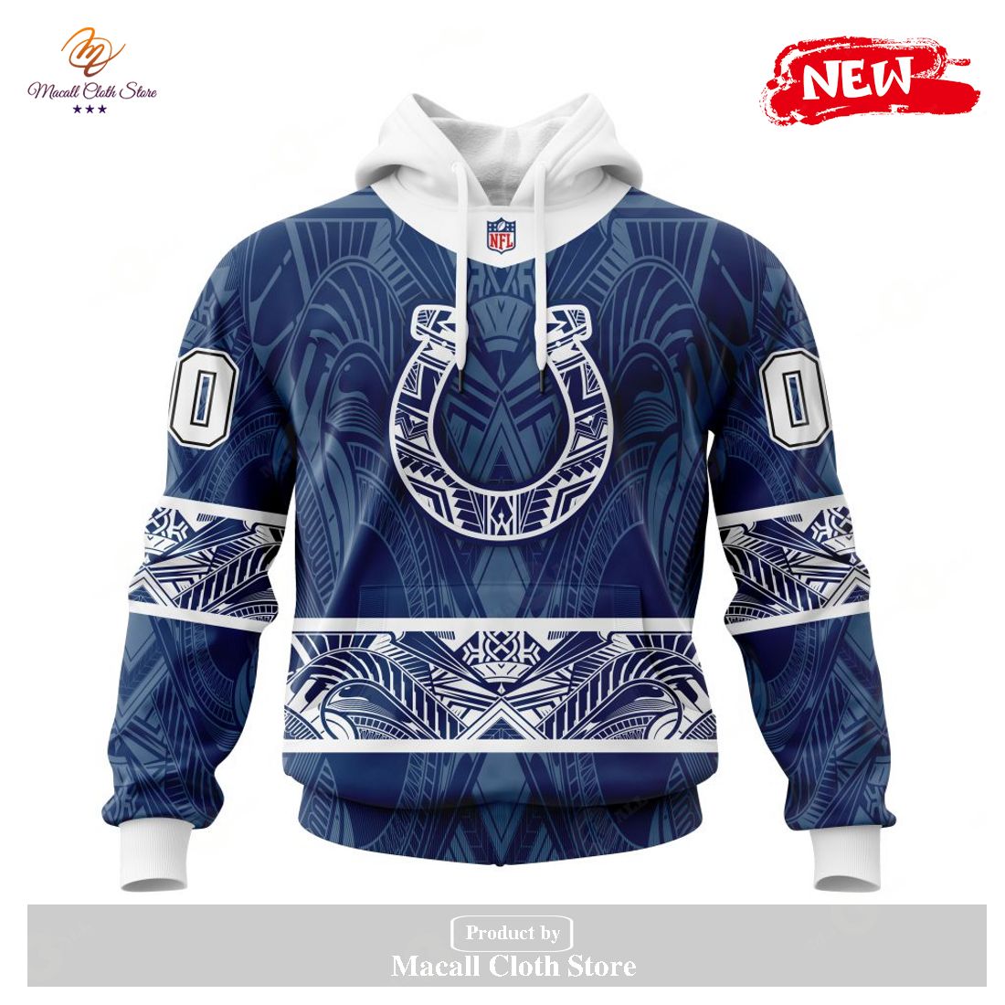 Personalized NFL Indianapolis Colts Specialized Native With Samoa Culture Design Hoodie Sweatshirt 3D Personalized NFL Indianapolis Colts Specialized Native With Samoa Culture Design Hoodie Sweatshirt 3D