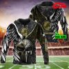 Green Bay Packers NFL Personalized Name Luxury Eagle Skull Design Hoodie Sweatshirt 3D