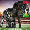 Kansas City Chiefs NFL Personalized Name Luxury Eagle Skull Design Hoodie Sweatshirt 3D