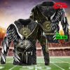 Los Angeles Rams NFL Personalized Name Luxury Eagle Skull Design Hoodie Sweatshirt 3D