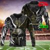 Minnesota Vikings NFL Personalized Name Luxury Eagle Skull Design Hoodie Sweatshirt 3D