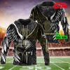 New England Patriots NFL Personalized Name Luxury Eagle Skull Design Hoodie Sweatshirt 3D