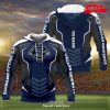 Personalized Name NFL Dallas Cowboys Football Team Skull Design Hoodie Sweatshirt 3D