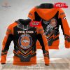 Personalized Name NFL Detroit Lions 3D Skull Design Hoodie Sweatshirt 3D