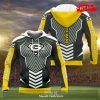 Personalized Name NFL Green Bay Packers Football Team Skull Design Hoodie Sweatshirt 3D