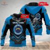 Personalized Name NFL Los Angeles Rams 3D Skull Design Hoodie Sweatshirt 3D