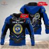 Personalized Name NFL Miami Dolphins 3D Skull Design Hoodie Sweatshirt 3D