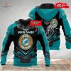 Personalized Name NFL Los Angeles Rams 3D Skull Design Hoodie Sweatshirt 3D