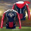 Personalized Name NFL New England Patriots Football Team Skull Design Hoodie Sweatshirt 3D