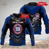 Personalized Name NFL New York Jets 3D Skull Design Hoodie Sweatshirt 3D