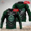 Personalized Name NFL New York Giants 3D Skull Design Hoodie Sweatshirt 3D