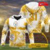 Personalized Name NFL Pittsburgh Steelers Superman x Football Team Logo Hoodie Sweatshirt 3D