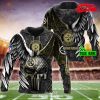Philadelphia Eagles NFL Personalized Name Luxury Eagle Skull Design Hoodie Sweatshirt 3D