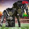 Seattle Seahawks NFL Personalized Name Luxury Eagle Skull Design Hoodie Sweatshirt 3D