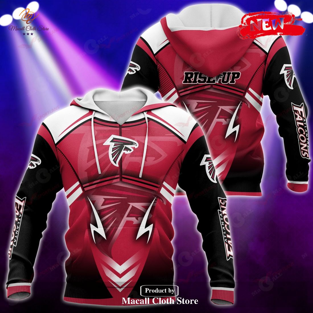 Atlanta Falcons NFL New Design Hoodie Sweatshirt 3D