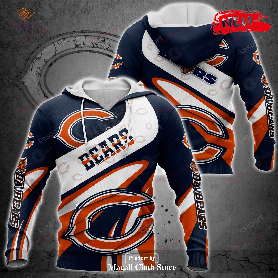 BEST NFL Chicago Bears Special Fall And Winter Bow Hunting 3D Hoodie