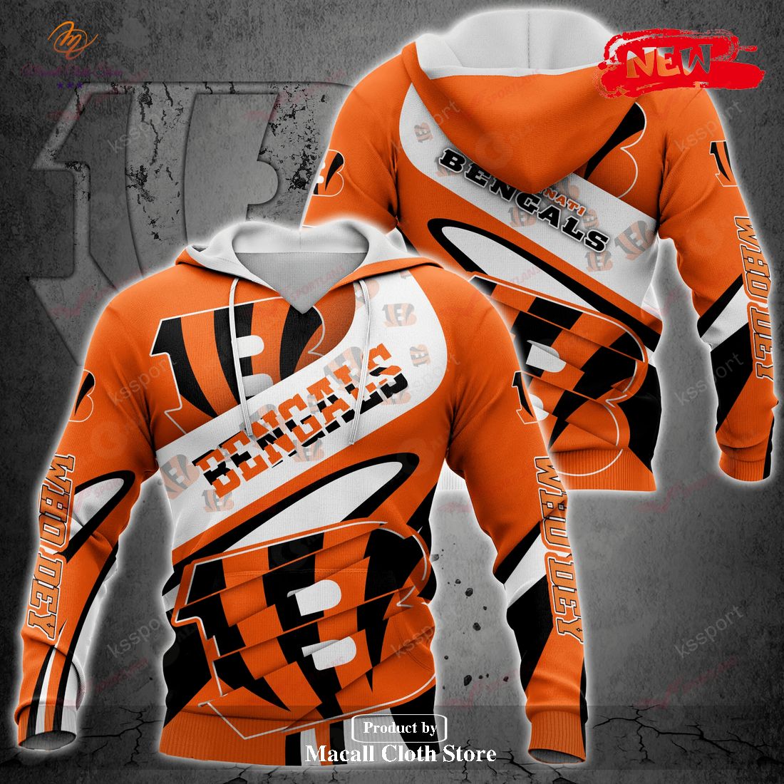 Cincinnati Bengals NFL Hunting Camo Hoodie 3D For Fans