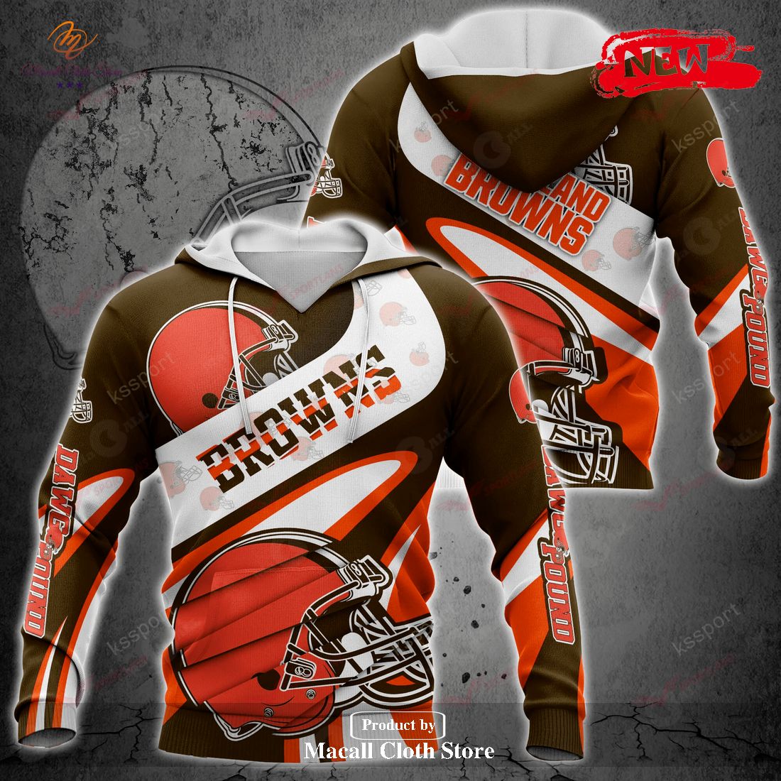 Cleveland Browns NFL Luxury Style For Sports Fans Hoodie Sweatshirt 3D Cleveland Browns NFL Luxury Style For Sports Fans Hoodie Sweatshirt 3D