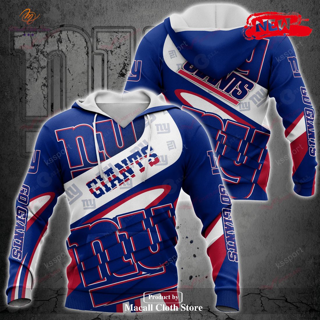 New York Giants NFL Luxury Style For Sports Fans Hoodie Sweatshirt 3D