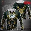 NFL Football Green Bay Packers Special Skull Style Hoodie Sweatshirt 3D