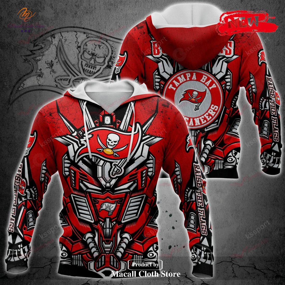 NFL Football TAMPA BAY BUCCANEERS New Transformer Hoodie Sweatshirt 3D NFL Football TAMPA BAY BUCCANEERS New Transformer Hoodie Sweatshirt 3D