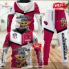 Personalized Name Arizona Cardinals NFL New Baby Yoda Sports Hoodie Sweatshirt 3D