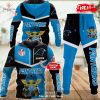 Personalized Name Carolina Panthers NFL New Baby Yoda Sports Hoodie Sweatshirt 3D
