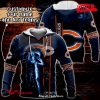 Personalized Name Chicago Bears NFL New Baby Yoda Sports Hoodie Sweatshirt 3D