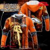 Personalized Name Detroit Lions NFL Baby Yoda Sports Hoodie Sweatshirt 3D