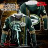 Personalized Name Green Bay Packers NFL New Baby Yoda Sports Hoodie Sweatshirt 3D