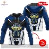 Personalized Name Indianapolis Colts NFL Baby Yoda Sports Hoodie Sweatshirt 3D