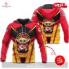 Personalized Name Kansas City Chiefs NFL Universe Light Design Hoodie Sweatshirt 3D