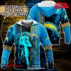 Personalized Name Los Angeles Chargers NFL New Baby Yoda Sports Hoodie Sweatshirt 3D