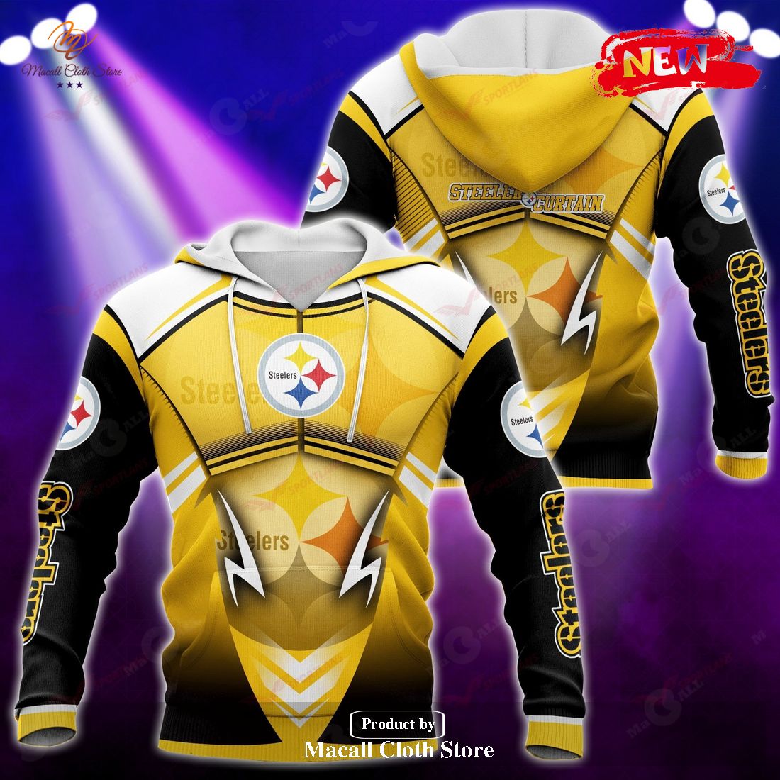 Pittsburgh Steelers NFL New Design Hoodie Sweatshirt 3D