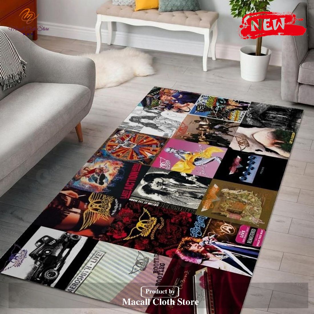 Aerosmith Ver 1 Living Room Area Rug Carpet Living Room Rug - Indoor Outdoor Rugs Aerosmith Ver 1 Living Room Area Rug Carpet Living Room Rug - Indoor Outdoor Rugs