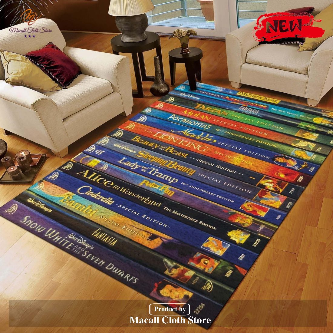 All Disney Movies Dvd Living Room Area Rug Kitchen Rug Floor Decor - Indoor Outdoor Rugs All Disney Movies Dvd Living Room Area Rug Kitchen Rug Floor Decor - Indoor Outdoor Rugs